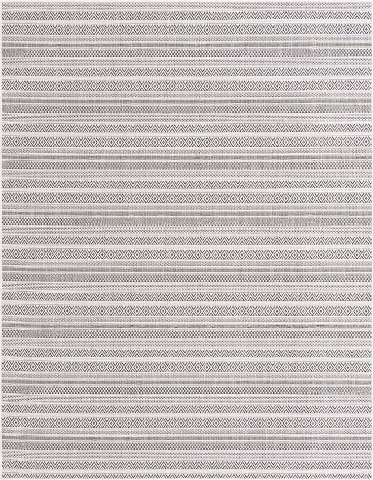Detail image of 7' 10 x 7' 10 Easy-Clean Ribbon Indoor / Outdoor Square Rug