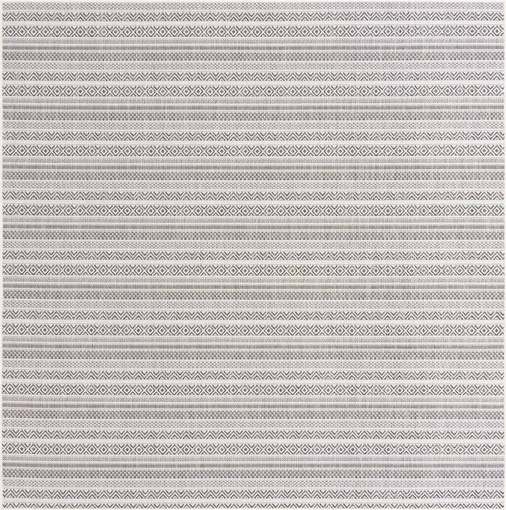 Detail image of 7' 10 x 7' 10 Easy-Clean Ribbon Indoor / Outdoor Square Rug