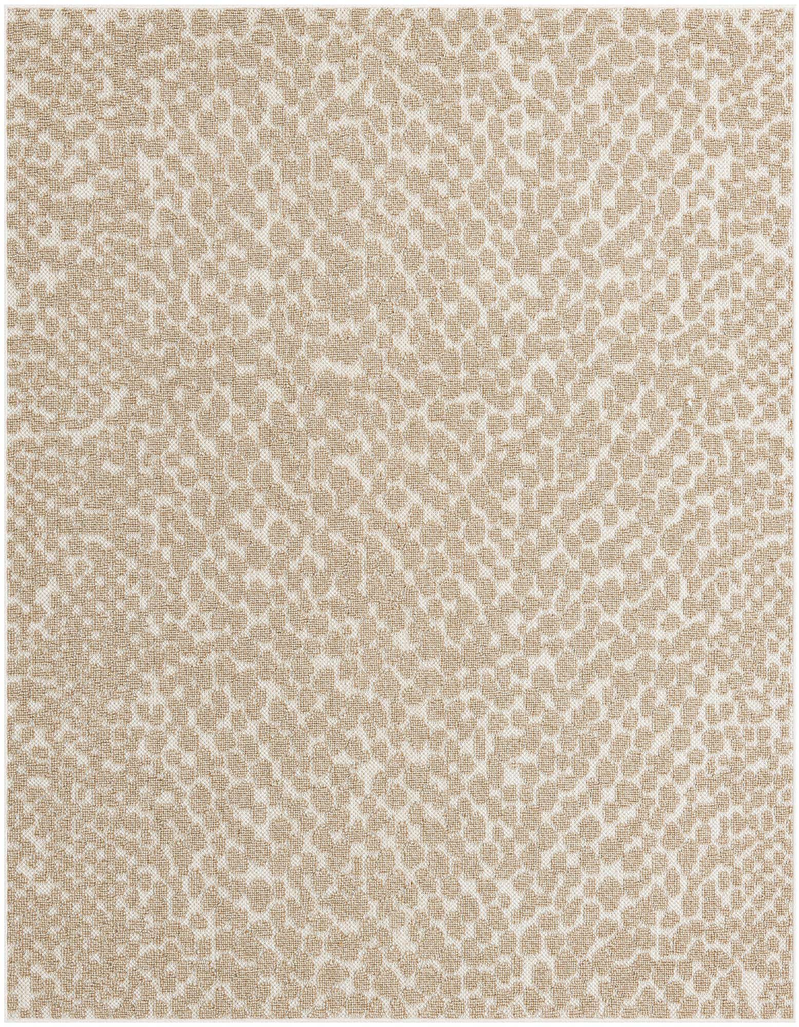 7' 10 x 7' 10 Easy-Clean Safari Indoor / Outdoor Square Rug