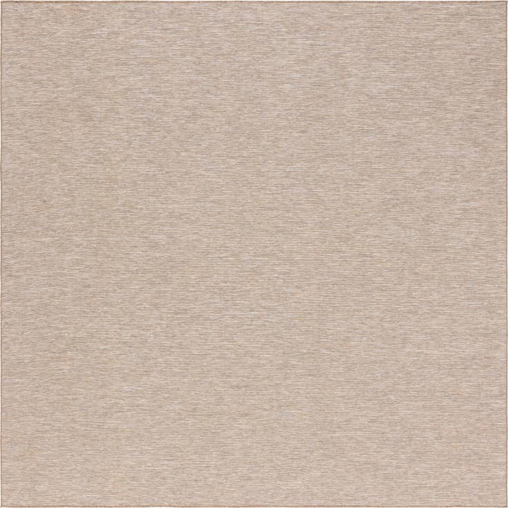 Detail image of 10' 2 x 10' 2 Easy-Clean Solid Indoor / Outdoor Square Rug