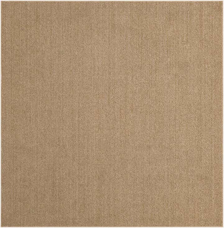 7' 10 x 7' 10 Easy-Clean Solid Indoor / Outdoor Square Rug