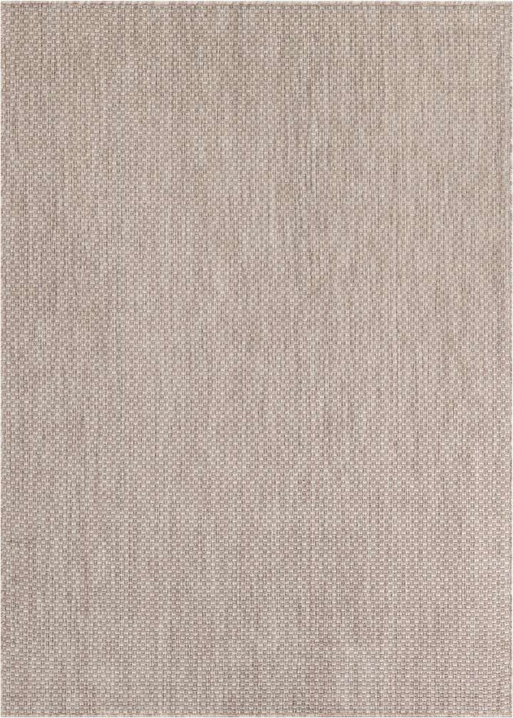 6' 1 x 6' 1 Easy-Clean Solid Indoor / Outdoor Square Rug