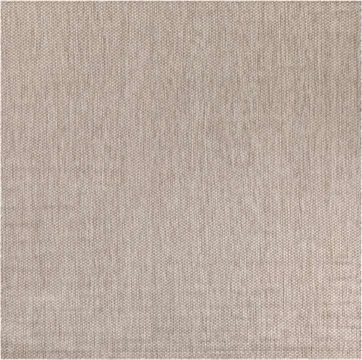 7' 10 x 7' 10 Easy-Clean Solid Indoor / Outdoor Square Rug