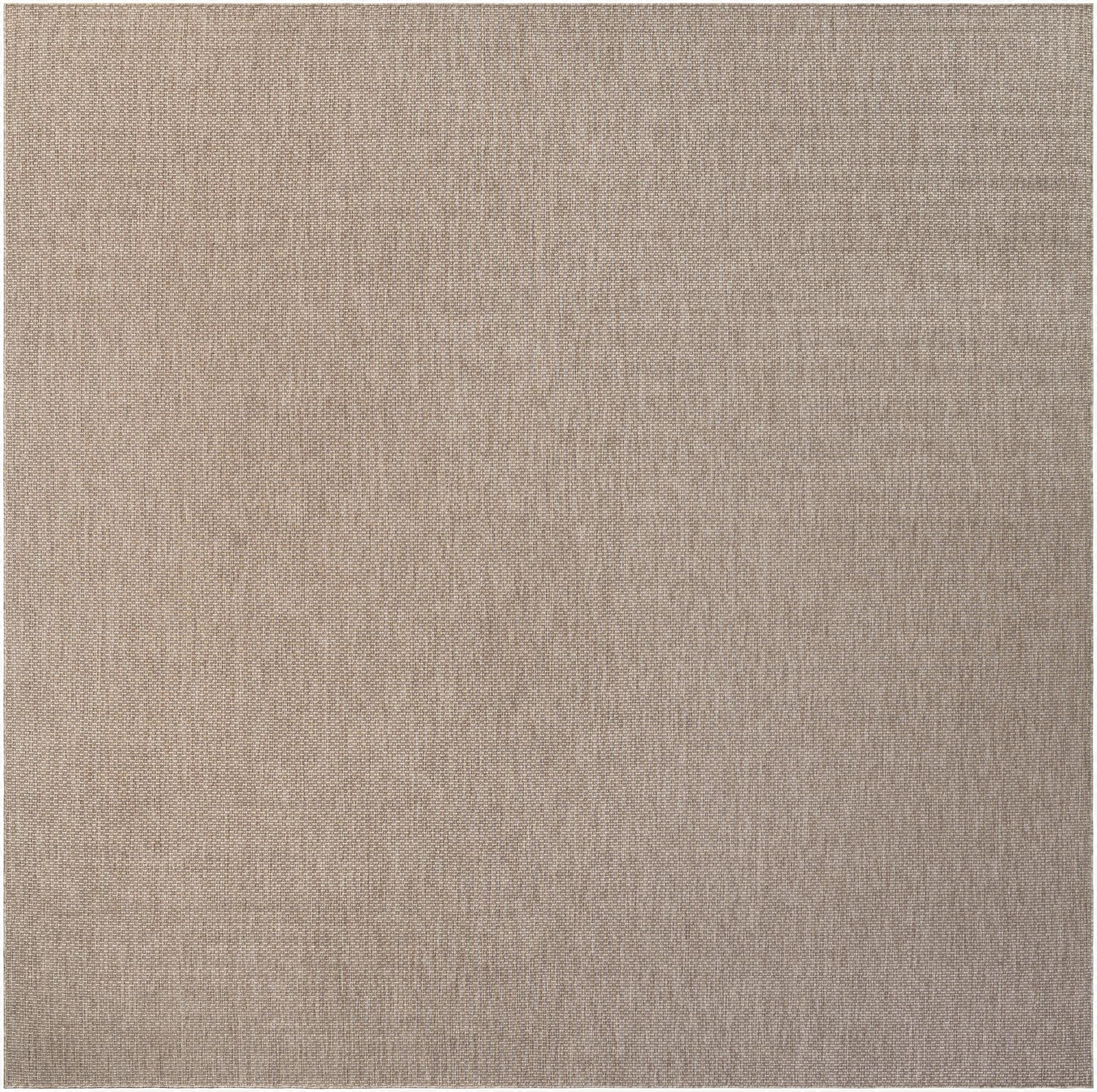 13' x 13'  Washable Solid Indoor / Outdoor Square Rug