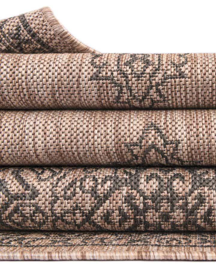 10' x 10' Easy-Clean Traditional Indoor / Outdoor Square Rug
