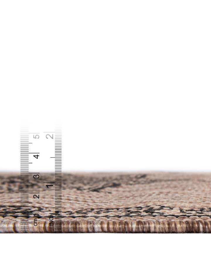 10' x 10' Easy-Clean Traditional Indoor / Outdoor Square Rug
