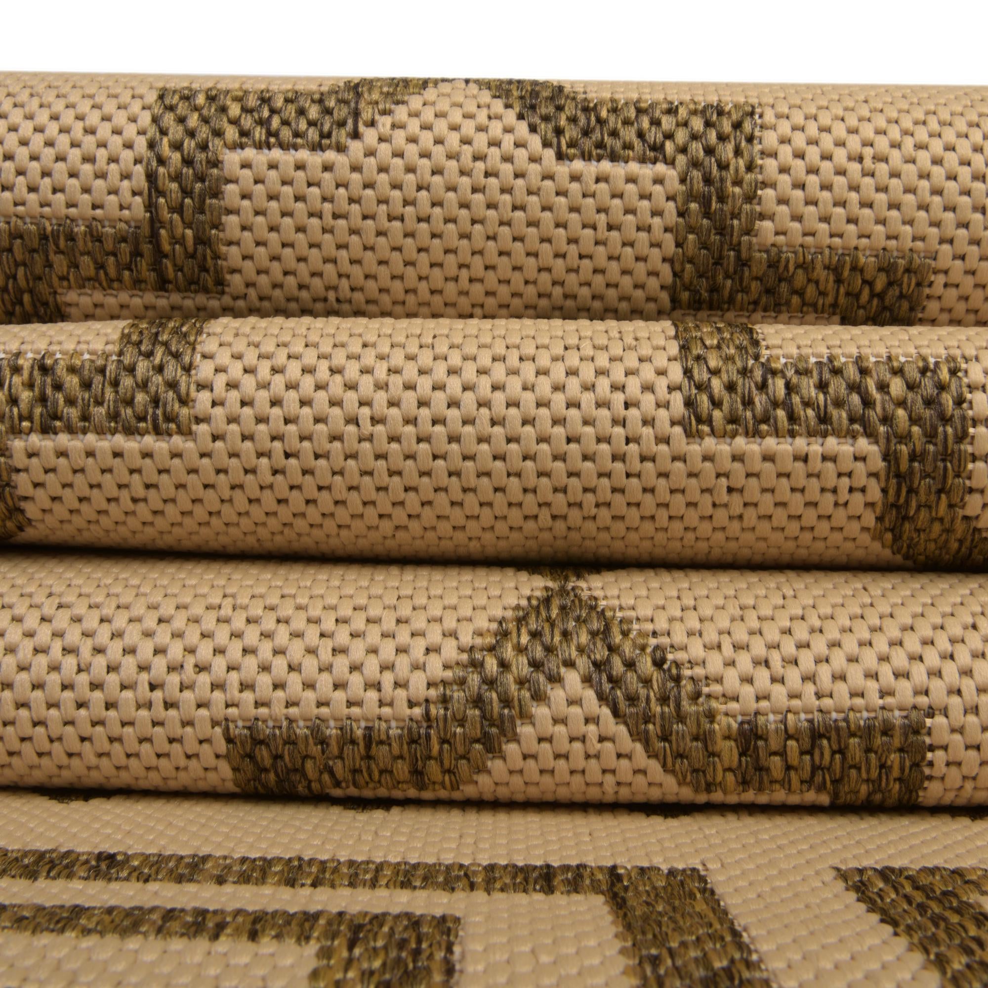 6' x 6' Easy-Clean Trellis Indoor / Outdoor Square Rug