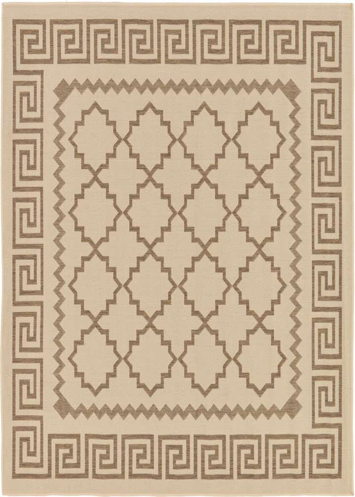 6' x 6' Easy-Clean Trellis Indoor / Outdoor Square Rug