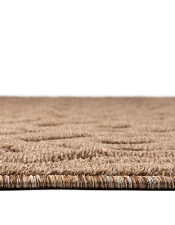 Detail image of 7' 10 x 7' 10 Easy-Clean Trellis Textured Indoor / Outdoor Square Rug