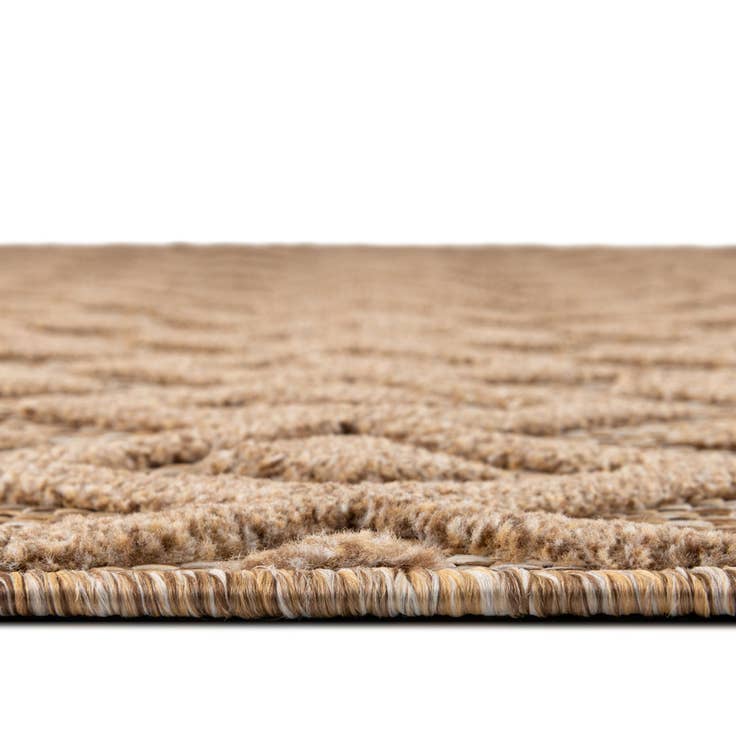 Detail image of 7' 10 x 7' 10 Easy-Clean Trellis Textured Indoor / Outdoor Square Rug