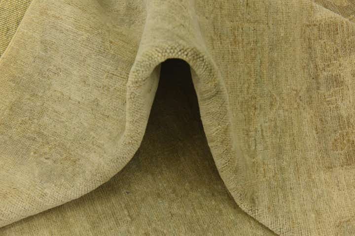 7' 9 x 7' 10 Hand Knotted Over-Dyed Ziegler Square Rug