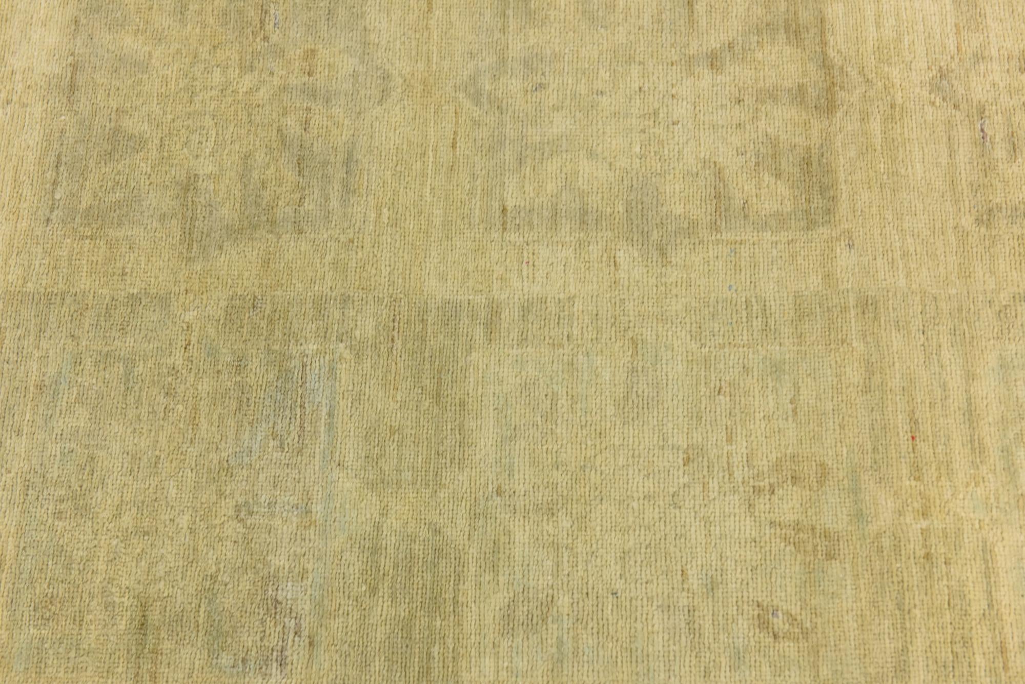7' 9 x 7' 10 Hand Knotted Over-Dyed Ziegler Square Rug