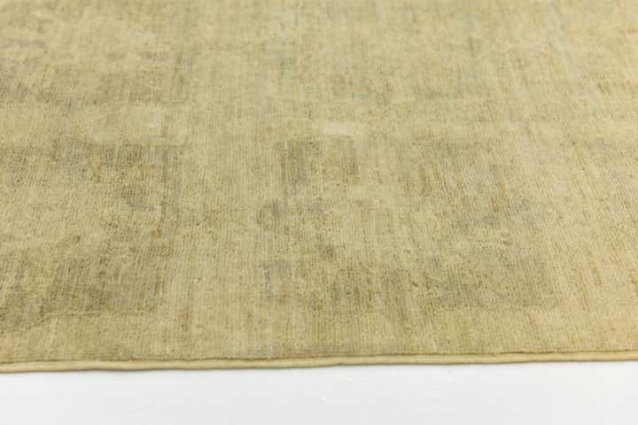 7' 9 x 7' 10 Hand Knotted Over-Dyed Ziegler Square Rug