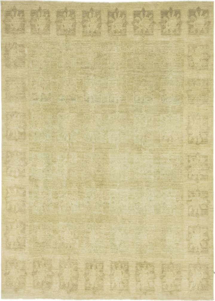 7' 9 x 7' 10 Hand Knotted Over-Dyed Ziegler Square Rug
