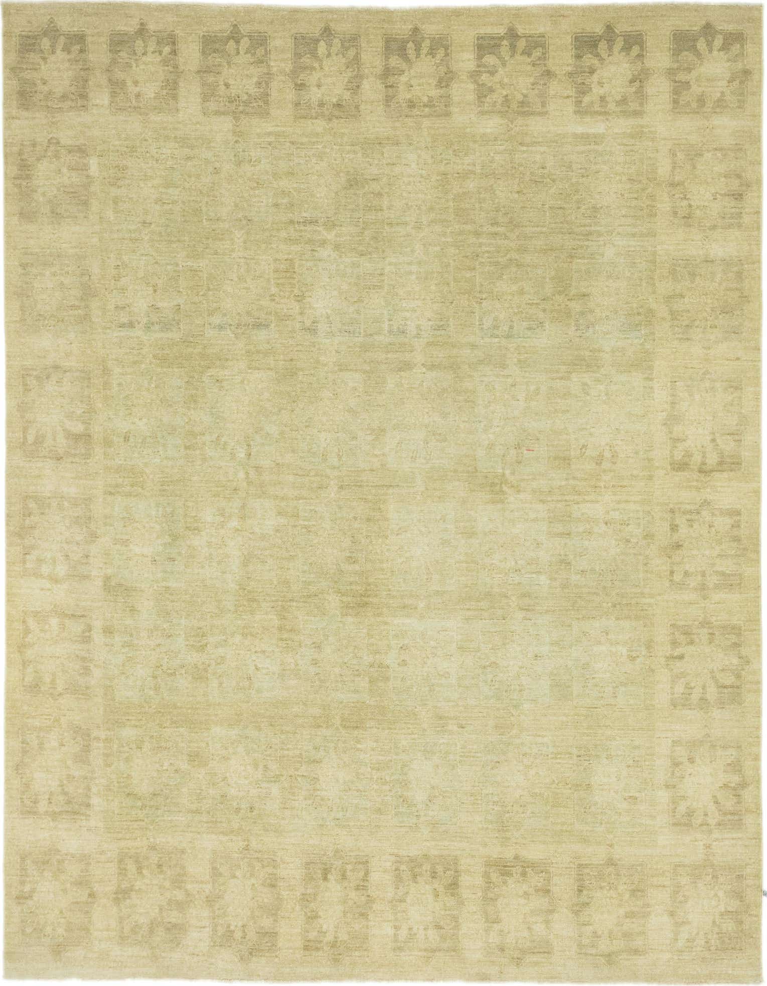 7' 9 x 7' 10 Hand Knotted Over-Dyed Ziegler Square Rug