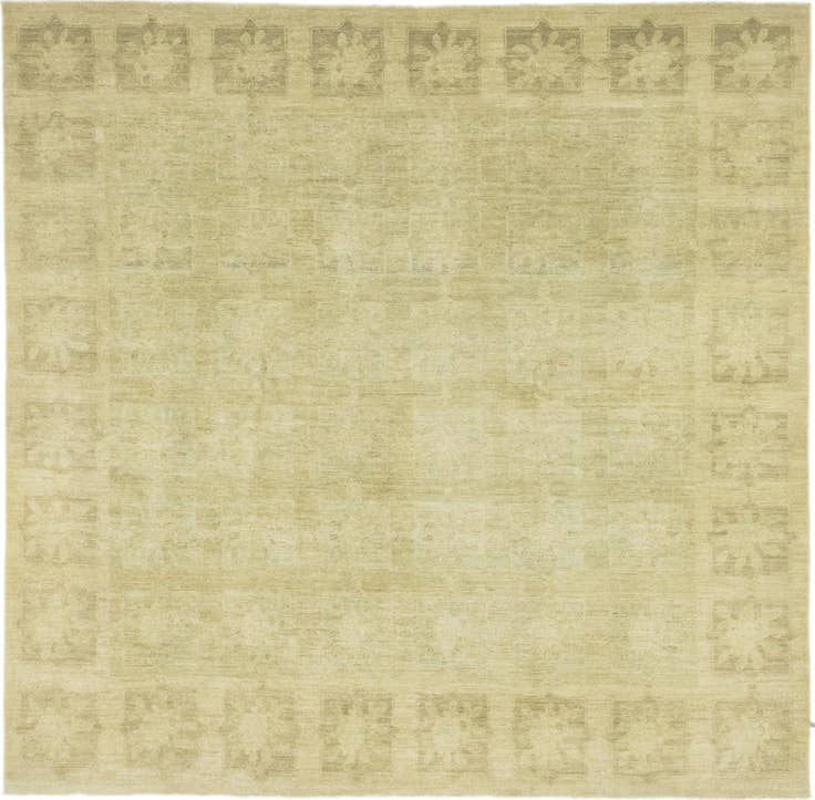 Detail image of 7' 9 x 7' 10 Hand Knotted Over-Dyed Ziegler Square Rug