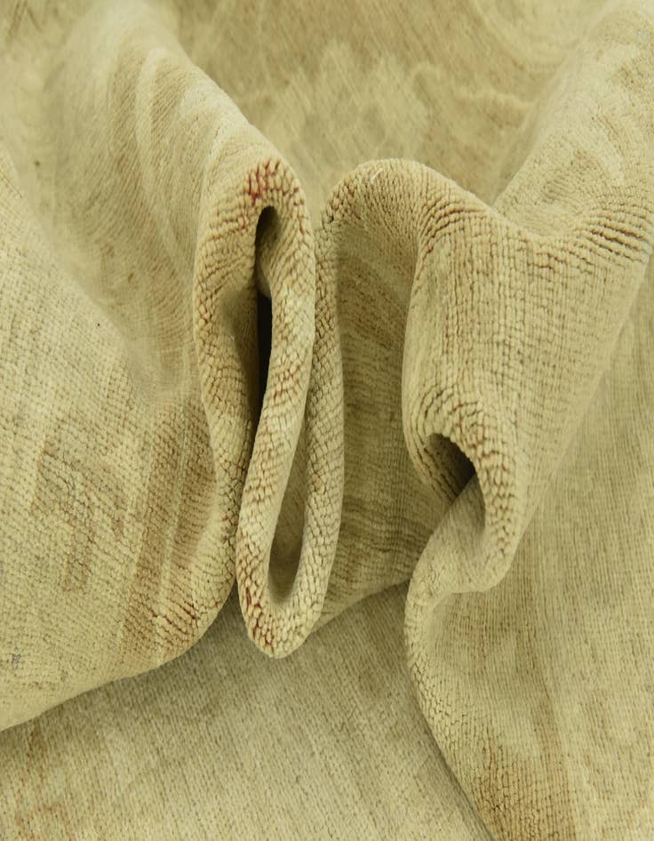 Detail image of 14' x 14' 2 Hand Knotted Peshawar Ziegler Square Rug