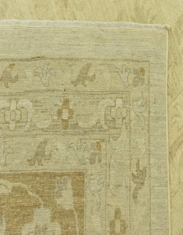 Detail image of 14' x 14' 2 Hand Knotted Peshawar Ziegler Square Rug