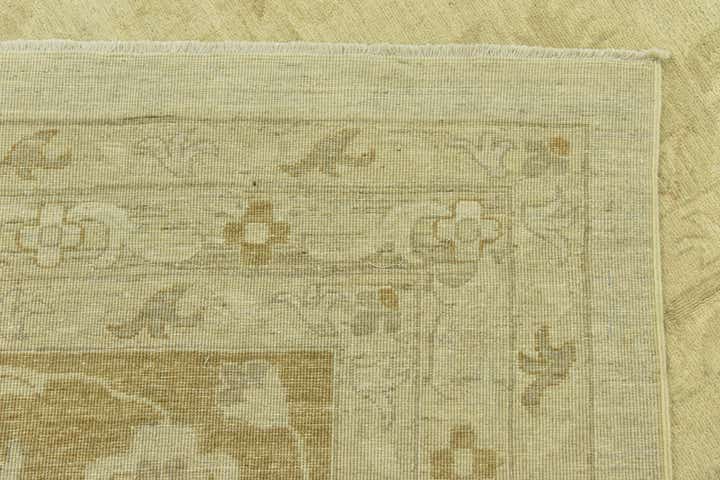 14' x 14' 2 Hand Knotted Peshawar Ziegler Square Rug
