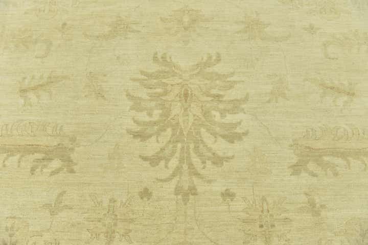 14' x 14' 2 Hand Knotted Peshawar Ziegler Square Rug