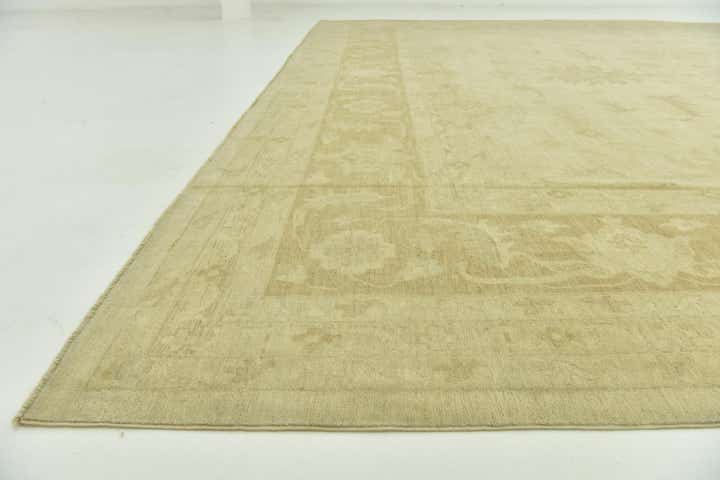 14' x 14' 2 Hand Knotted Peshawar Ziegler Square Rug
