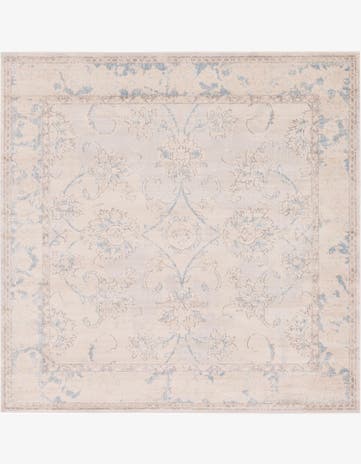 Beige Restoration Square Rug