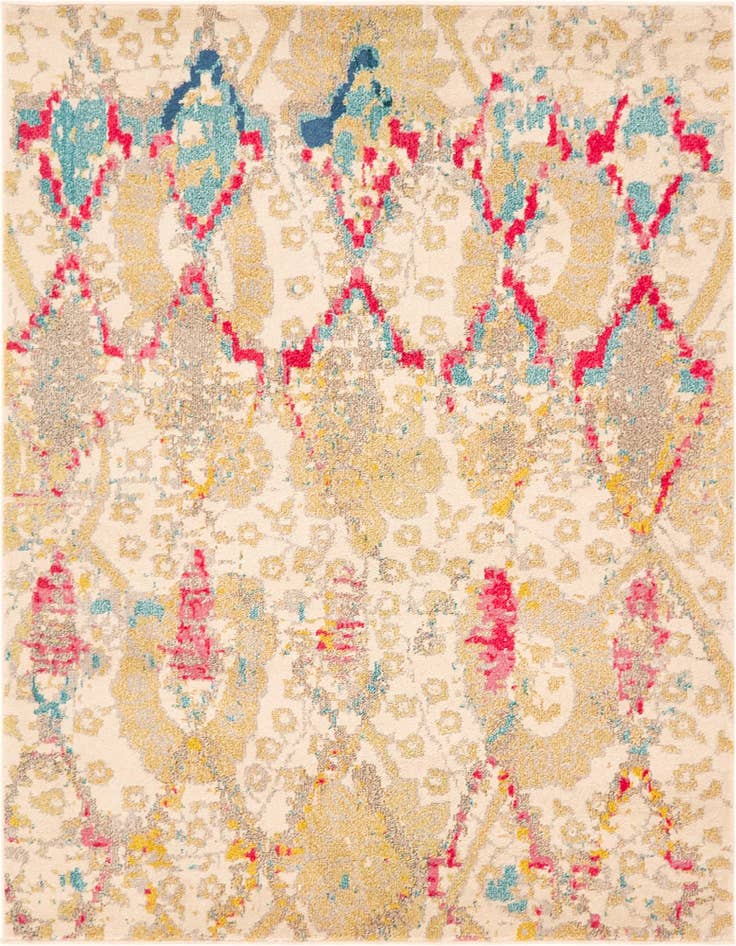 Detail image of 6' x 6' Washable Santa Fe Square Rug