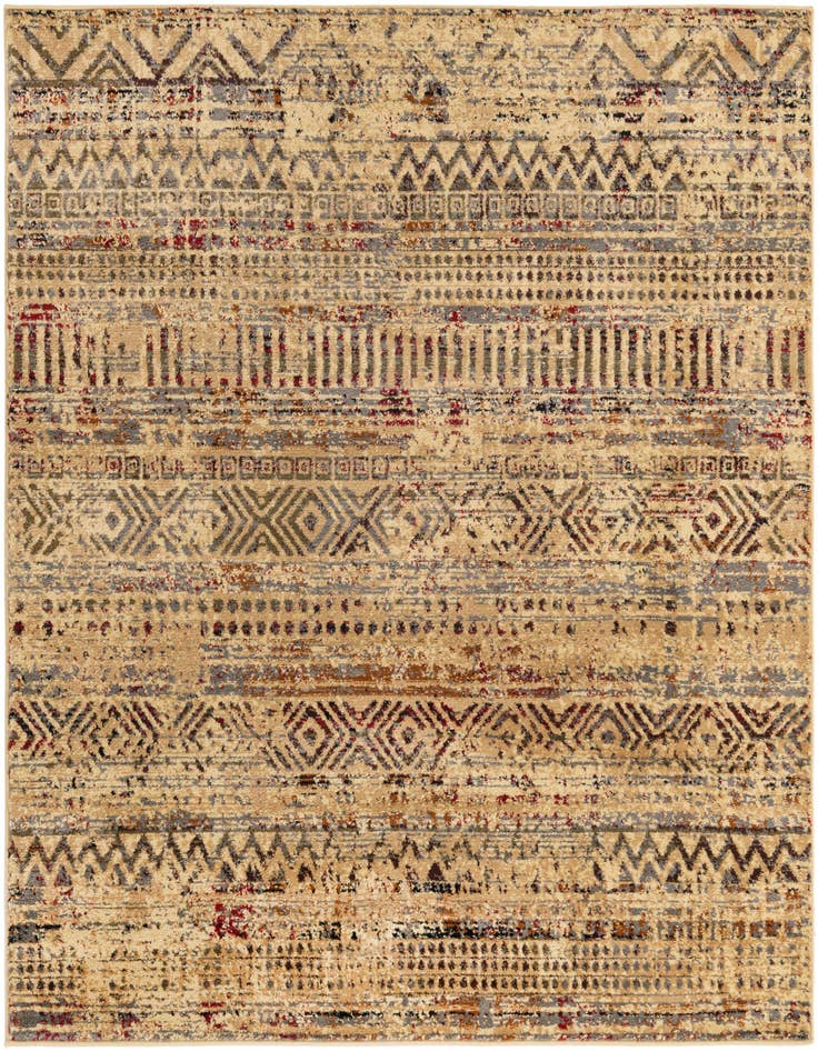Detail image of 5' 3 x 5' 3 Saturn Square Rug