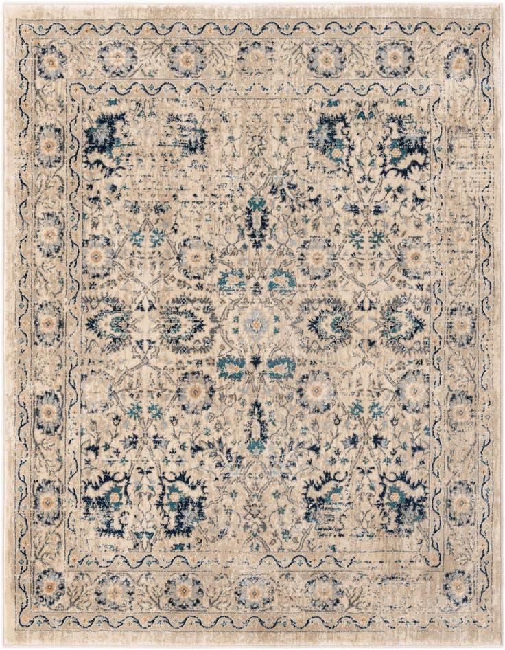 Detail image of 5' 3 x 5' 3 Stockholm Square Rug
