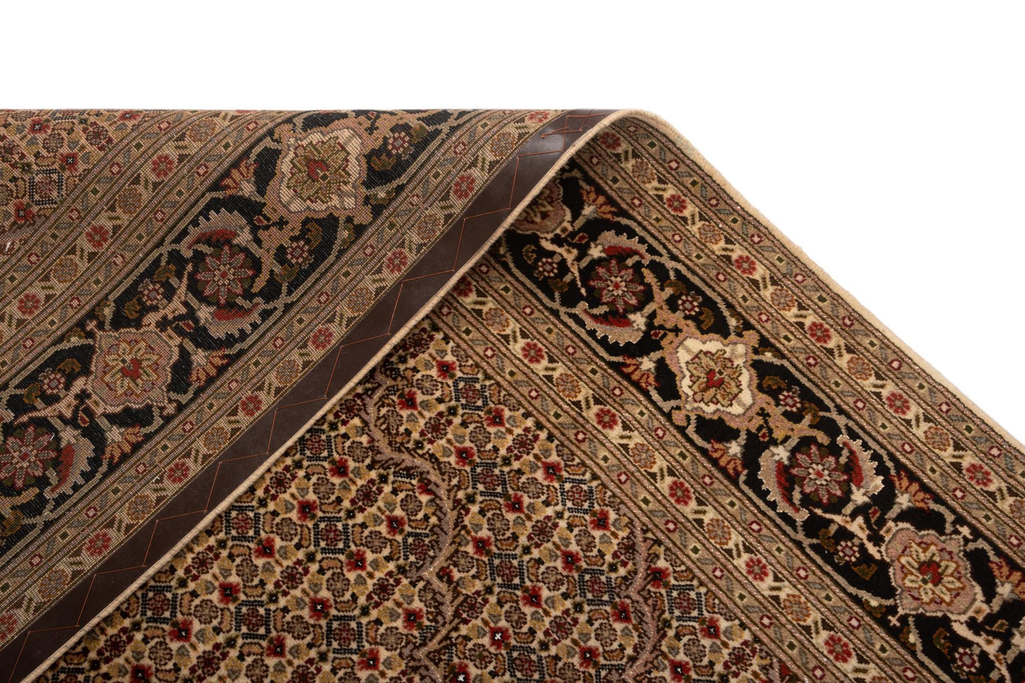7' 11 x 8' 3 Tabriz Wool Square Rug