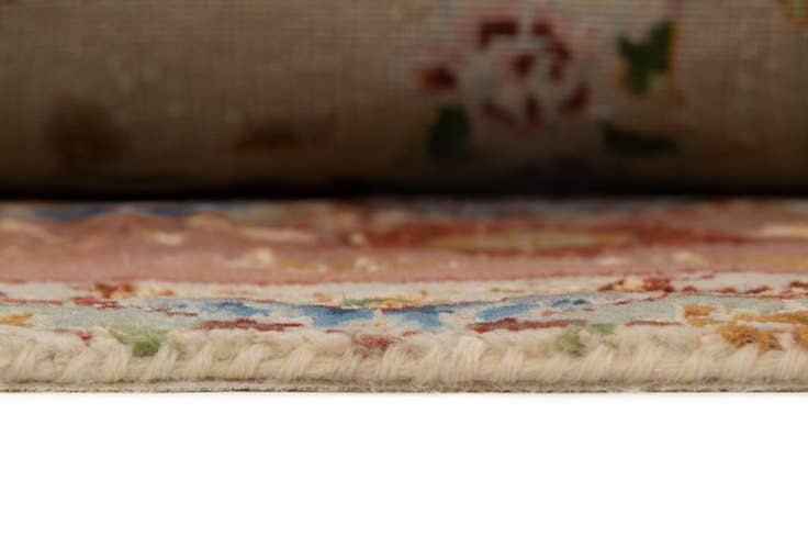 Detail image of 6' 4 x 6' 8 Hand Knotted Tabriz Persian Square Rug