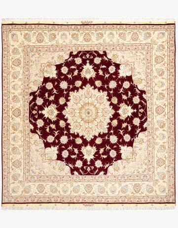 6' 8 x 7' 2 Tabriz Square Rug