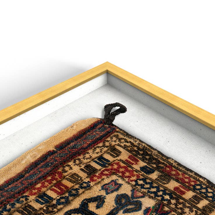 Detail image of 1' 2 x 1' 6 Textile Wall Art Square Rug