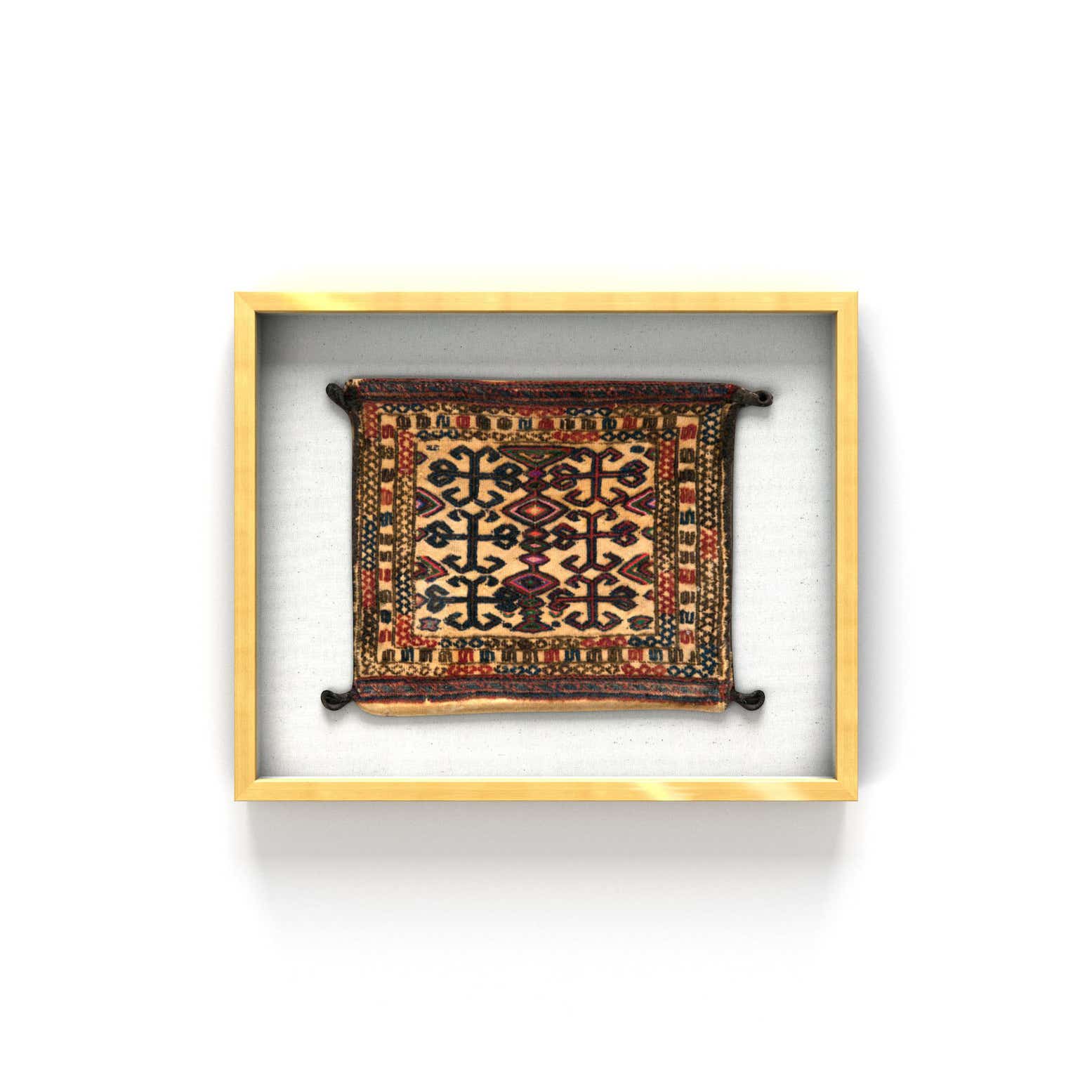 1' 2 x 1' 6 Textile Wall Art Square Rug