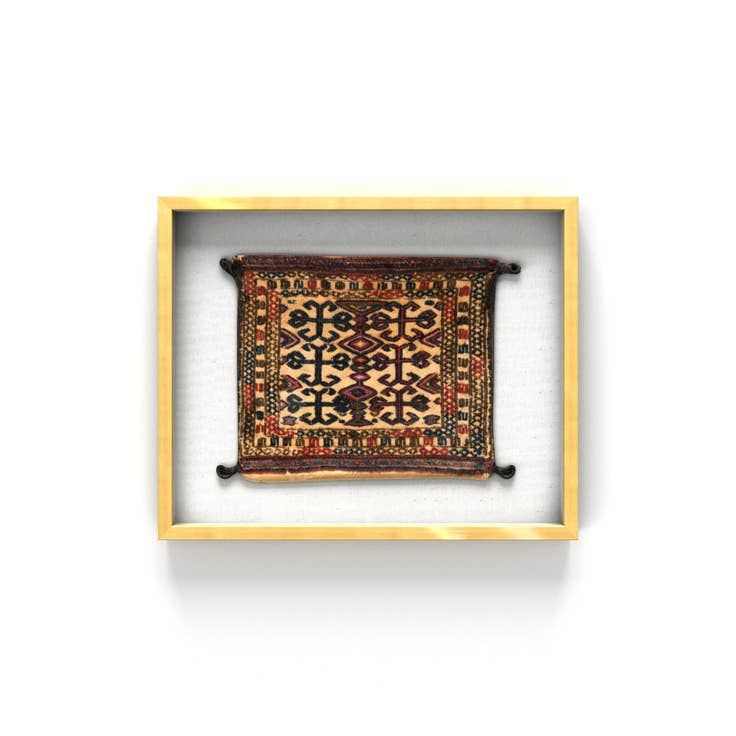 Detail image of 1' 2 x 1' 6 Textile Wall Art Square Rug