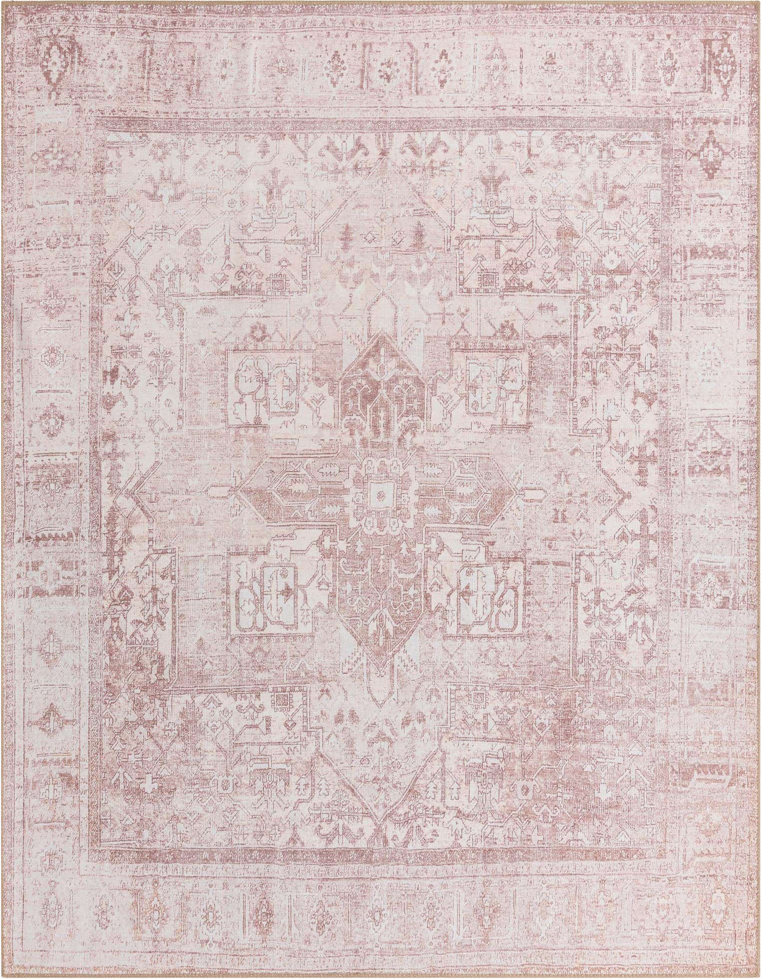 7' 6 x 7' 6 Washable Timeless Square Rug