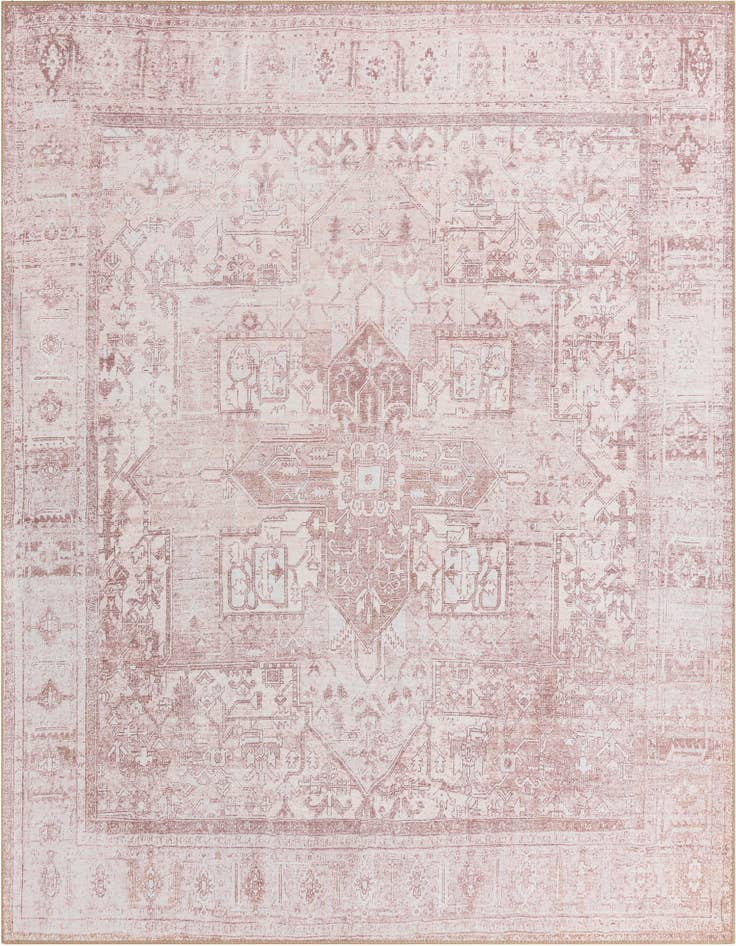 Detail image of 7' 6 x 7' 6 Washable Timeless Square Rug