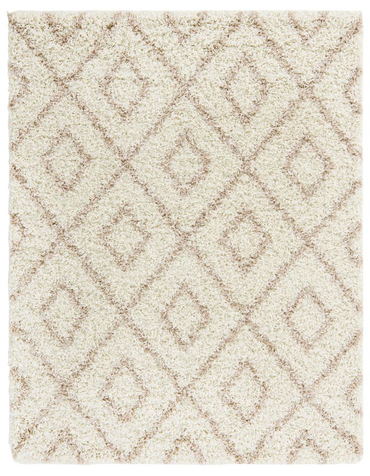 Detail image of 5' 3 x 5' 3 Trellis Shag Square Rug