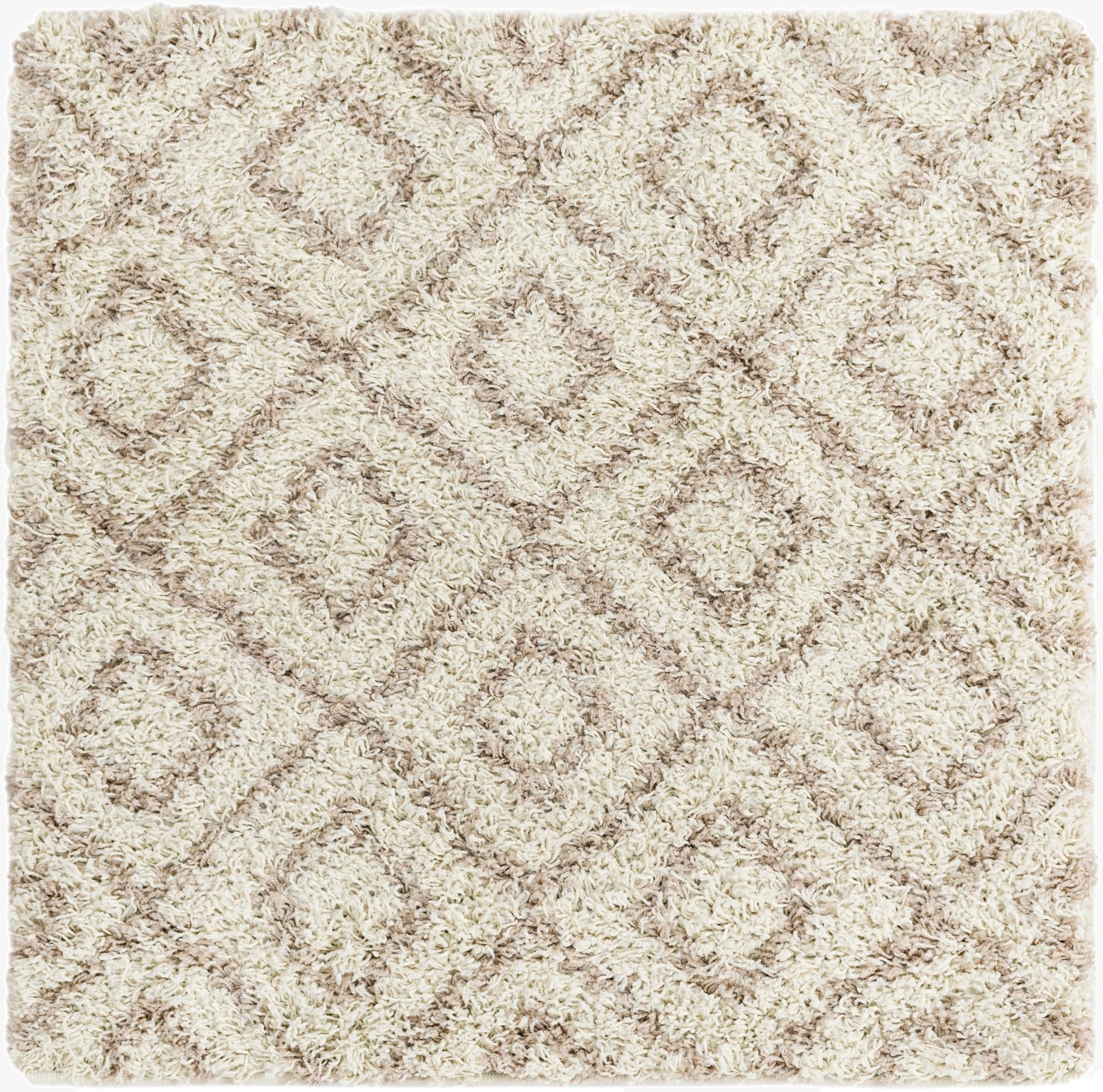 3' 3 x 3' 3 Trellis Shag Square Rug