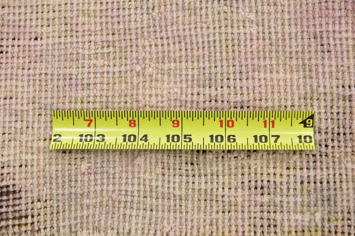 3' 6 x 3' 7 Hand Knotted Ultra Vintage Persian Wool Square Rug