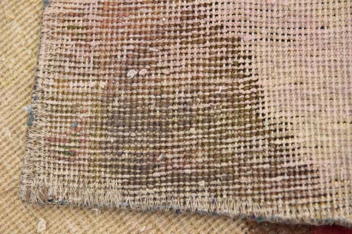 3' 6 x 3' 7 Hand Knotted Ultra Vintage Persian Wool Square Rug