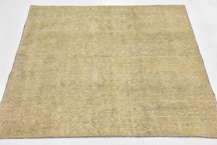 3' 3 x 3' 5 Hand Knotted Ultra Vintage Persian Wool Square Rug