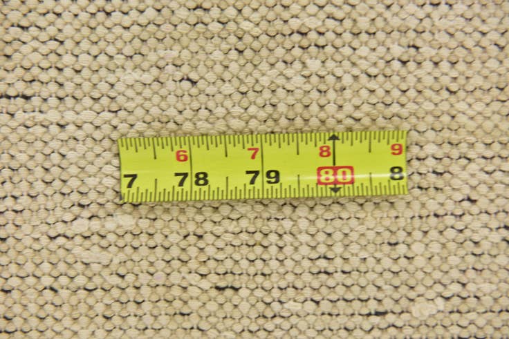 Detail image of 3' 3 x 3' 5 Hand Knotted Ultra Vintage Persian Wool Square Rug