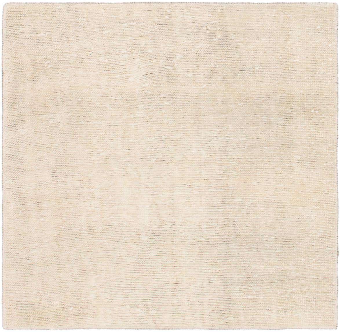 3' 3 x 3' 5 Hand Knotted Ultra Vintage Persian Wool Square Rug