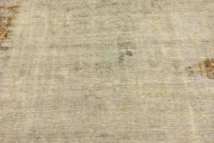 4' x 4' 5 Hand Knotted Ultra Vintage Persian Wool Square Rug