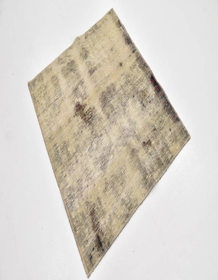 Detail image of 3' 2 x 3' 6  Hand Knotted Ultra Vintage Persian Wool Square Rug