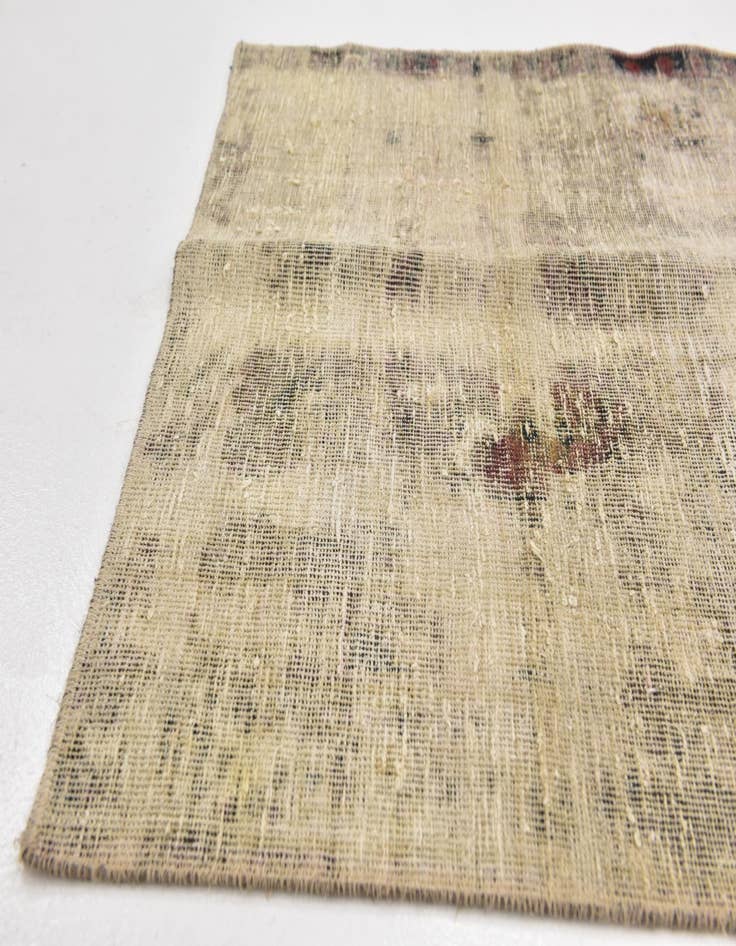 Detail image of 3' 2 x 3' 6  Hand Knotted Ultra Vintage Persian Wool Square Rug