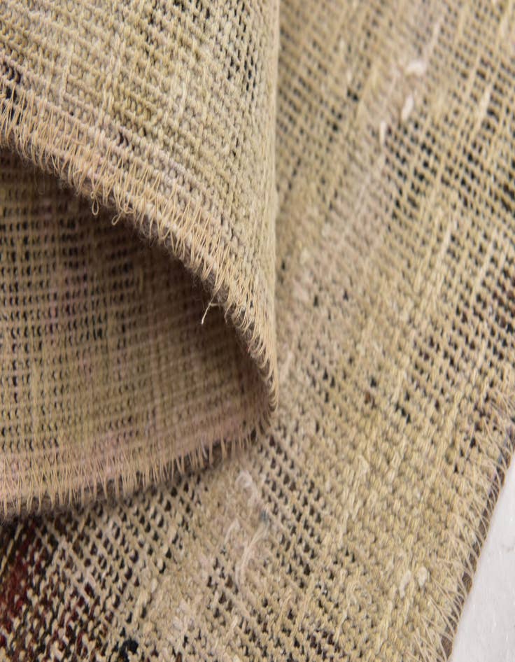 Detail image of 3' 2 x 3' 6  Hand Knotted Ultra Vintage Persian Wool Square Rug