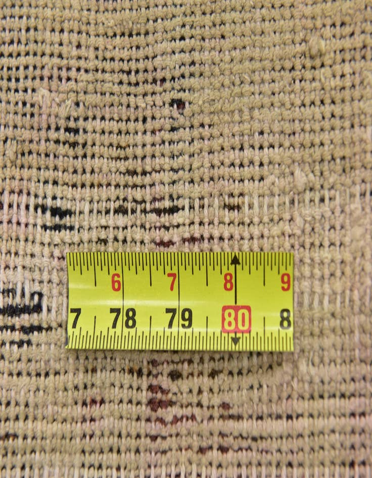 Detail image of 3' 2 x 3' 6  Hand Knotted Ultra Vintage Persian Wool Square Rug