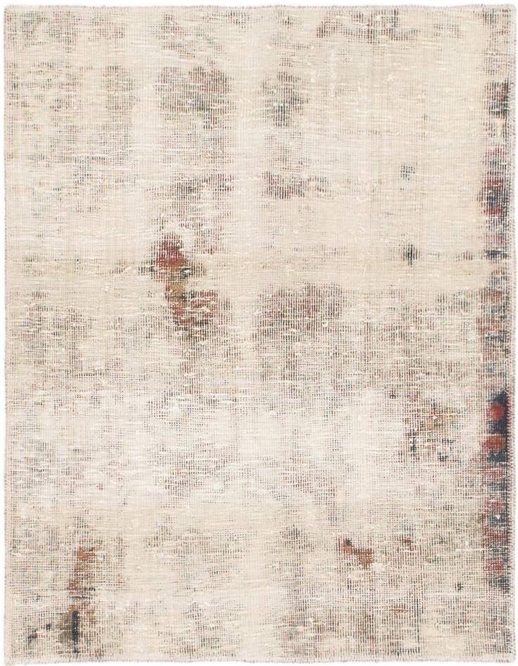 Detail image of 3' 2 x 3' 6 Hand Knotted Ultra Vintage Persian Wool Square Rug